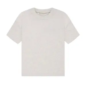 Oversized heavyweight T-shirt-Light oatmeal