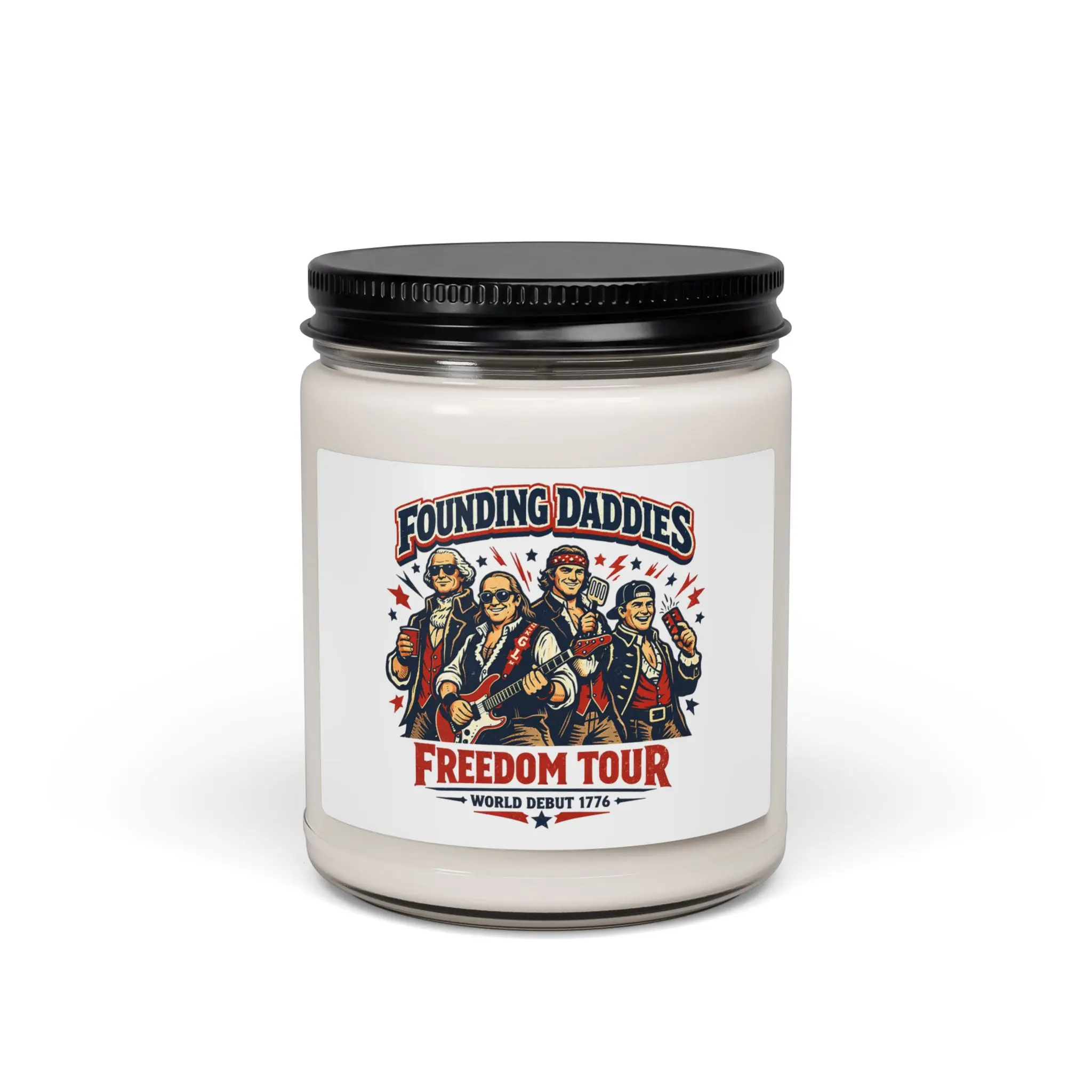 Founding Daddies Freedom Tour Candle | Scented Soy Candle, Patriotic Humor