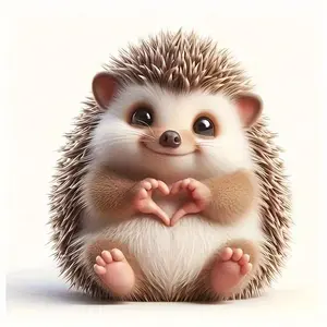 6-Inch Hedgehog Vinyl Decal, stickers for laptops, bottles, trucks, phones, motorcycles, windows, walls, cups