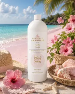 Polished Paradise Co Blush Sands Summer Holiday Scented Mop Soap 32 Oz Made in USA Premium Floor Cleaner for Multiple Floor Types Multipurpose