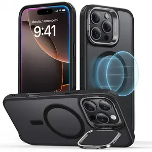 ESR for iPhone 15 Pro Max Case With Stand Military-Grade Phone Case for iPhone 16/15/14/13 Pro Scratch-Resistant Back C