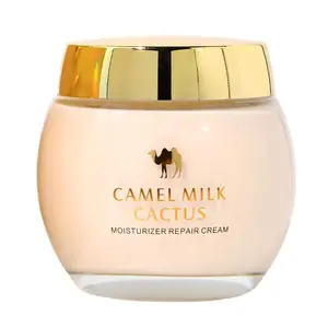 AOAO Camel Milk Cactus Night Cream Anti Wrinkle Moisturizer with Retinol Niacinamide & Vitamin E for Dry Combination Skin 130g
