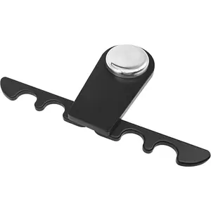 Portable Weighted 4-Cue Pool Stick Claw Holder for Billiard Table, Black Billiard Cue Storage Rack