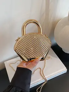 Fashion Luxury Mini Wallet, Stylish Chain Bag Design, Party Dress Accessory, Elegant Shoulder Crossbody Bag for Evening Events