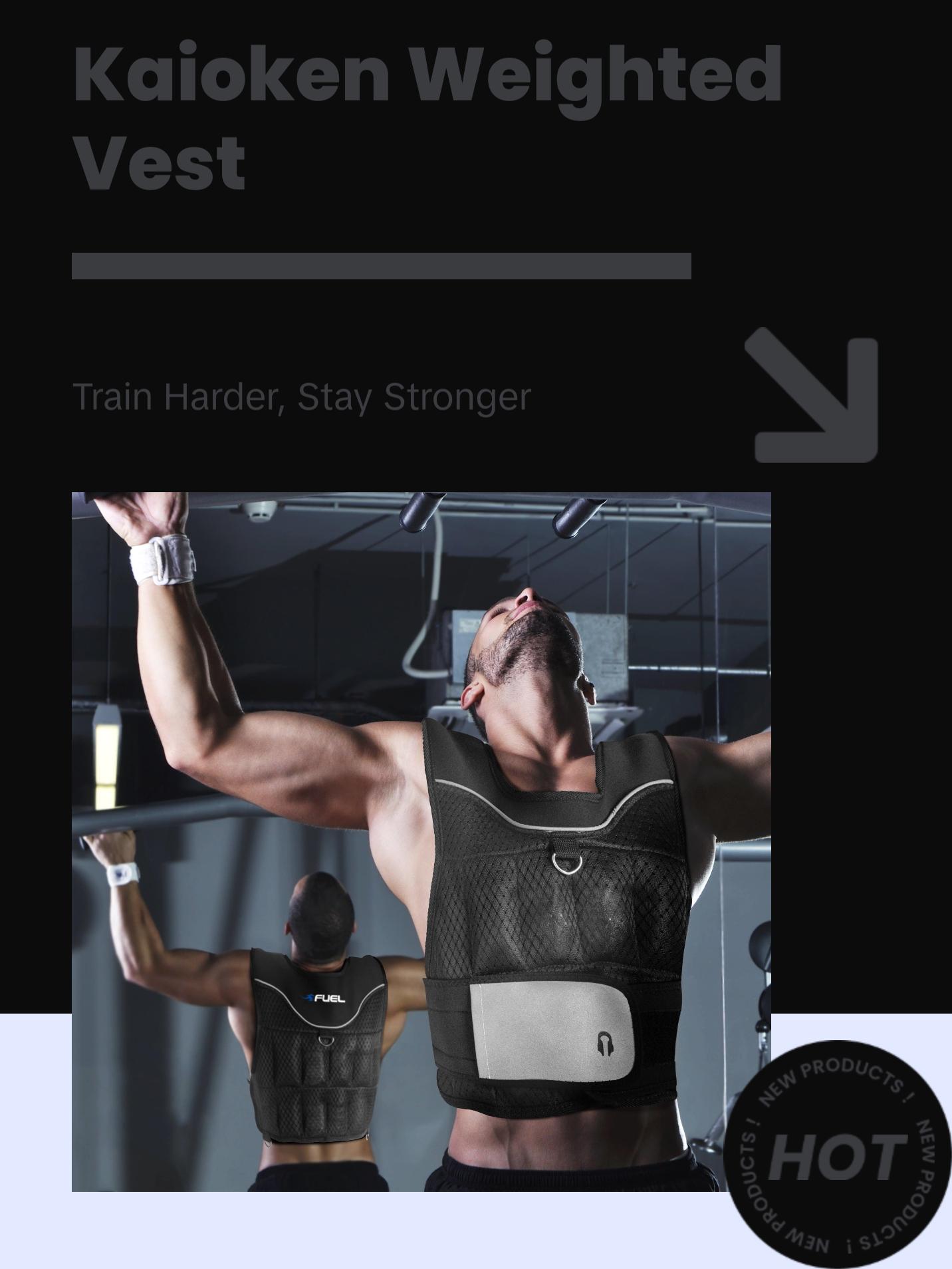 20 Lb. Adjustable Weighted Vest