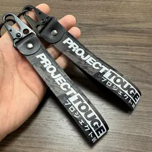 Car Keychain, Project Tough Letter Pattern Car Key Ring (1 Count), Key Chain for Car, Universal Car Keychain, Stylish Keychain