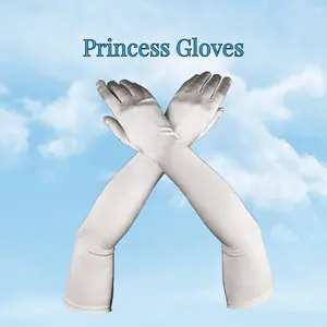 White Long Princess Gloves