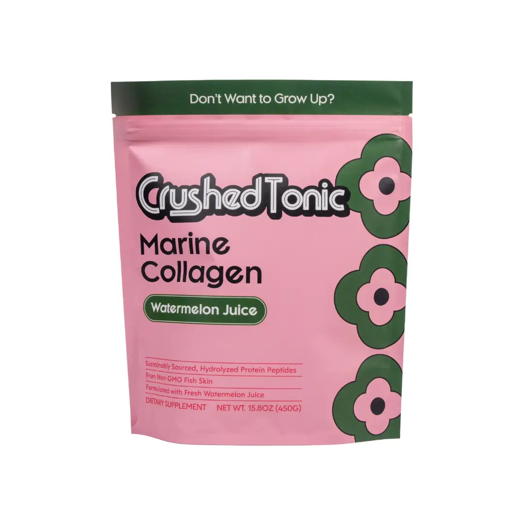 Marine Collagen - Watermelon Juice for Skin, Hair & Health - 150 GRAM - Gluten Free GMO Free Skin Care Hair & Nail Care Healthcare Supplement Fitness