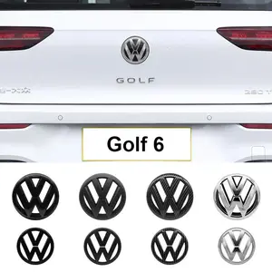 Volkswagen Vw Golf 6 Mk6 2009-2012 3D Abs Front Grill & Rear Trunk Badges, Durable Car Emblems, Easy Install Auto Accessory