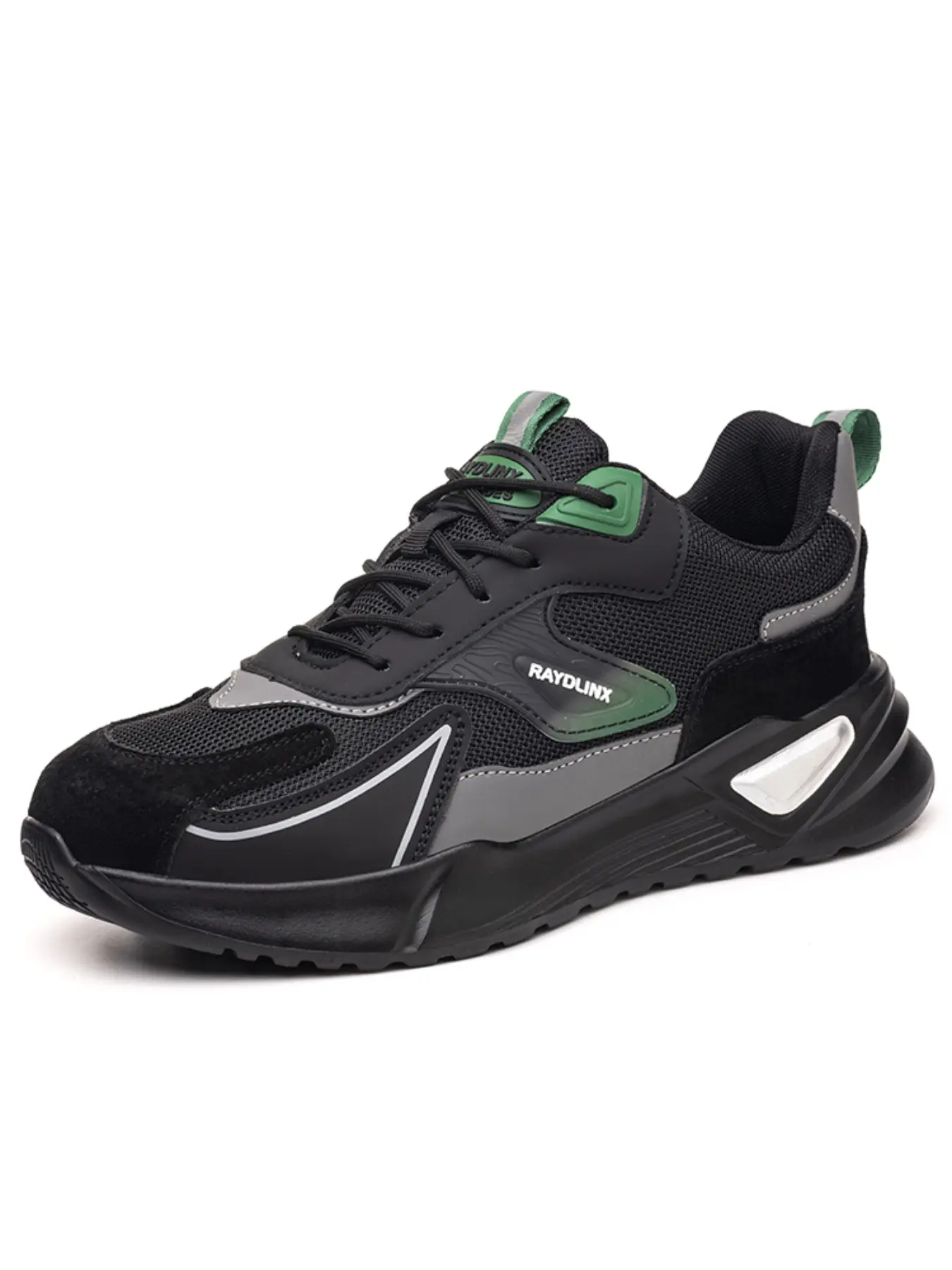 Men's Steel Toe Anti-Puncture Safety Shoes, Lightweight Comfortable Breathable Mesh Fabric, Odor-Resistant Worksite Safety Footwear, Durable Construction Footwear, Construction Work Shoes, Working Shoes, Protective Work Shoes
