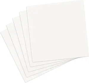 8" Square Gift Boxes with Lids (5 White Gift Boxes) for Christmas, Birthdays, Holidays