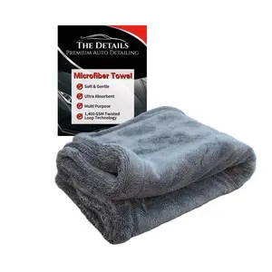 The Details OH Microfiber Car Drying Towel 36”x24” 1,400GSM, Extra Large