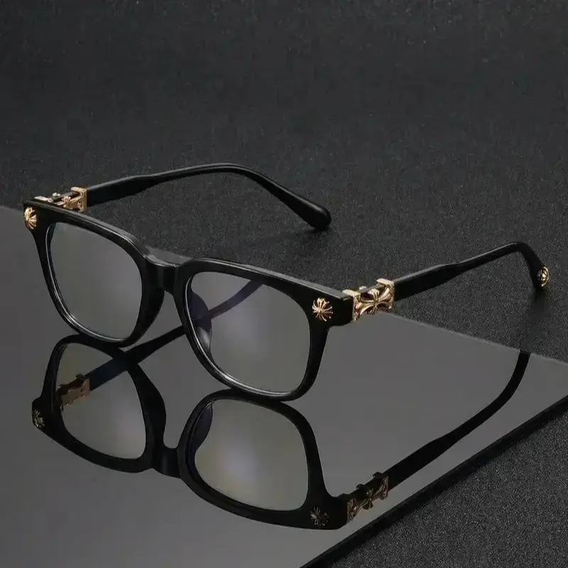Anti Blue Glasses for Men - Stylish Trendy Square Frames Eyeglass, Fashion Accessory Eyewear, Blue Light Blocking, Ideal for Work & Daily Wear Sports Eyewear