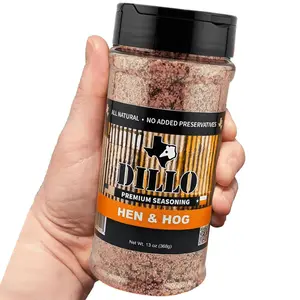 Dillo Premium Hen & Hog Dry Rub Seasoning 13oz - LaRue Tactical All Natural No MSG Gluten Free Spice Flavor