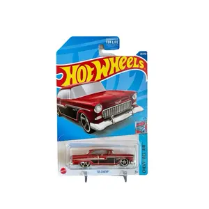 Hot Wheels ‘55 Chevy Bel Air Red 1:64 Diecast Car Collectible Model