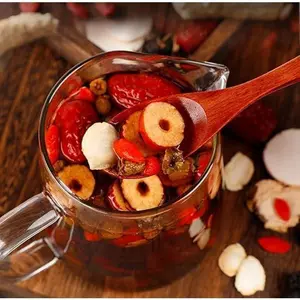 Turmeric Kidney Tea Formula Ginseng Five Treasure Tea Combination Scented Tea Red Date Wolfberry Tea Men's and Women Tea Health Dried Fruit Beverage Loaded Tea Packets Natural Sweet natural tea bags