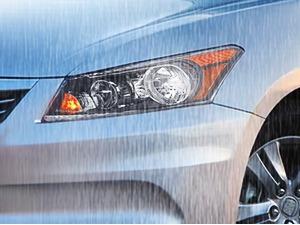 Nilight Headlights Assembly for Honda Accord sedan 2008 2009 2010 2011 2012 Headlamp Black Housing Amber Reflector