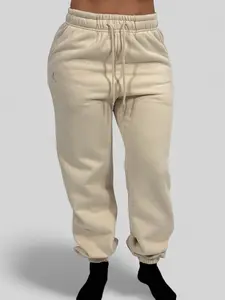 Women's & Men's Oversized Sweatpants -Nude-Beige- Soft-Casual Wear- Size XS-3XL