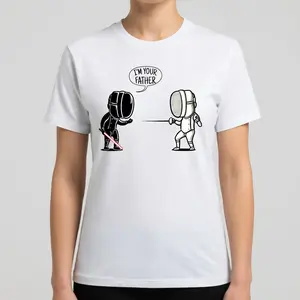 I'm Your Father Fencing Graphic Tee, Stylish & Fun, Comfortable, All-Season, Unisex, Perfect Gift for Fencers, Coaches and Fencing Enthusiasts