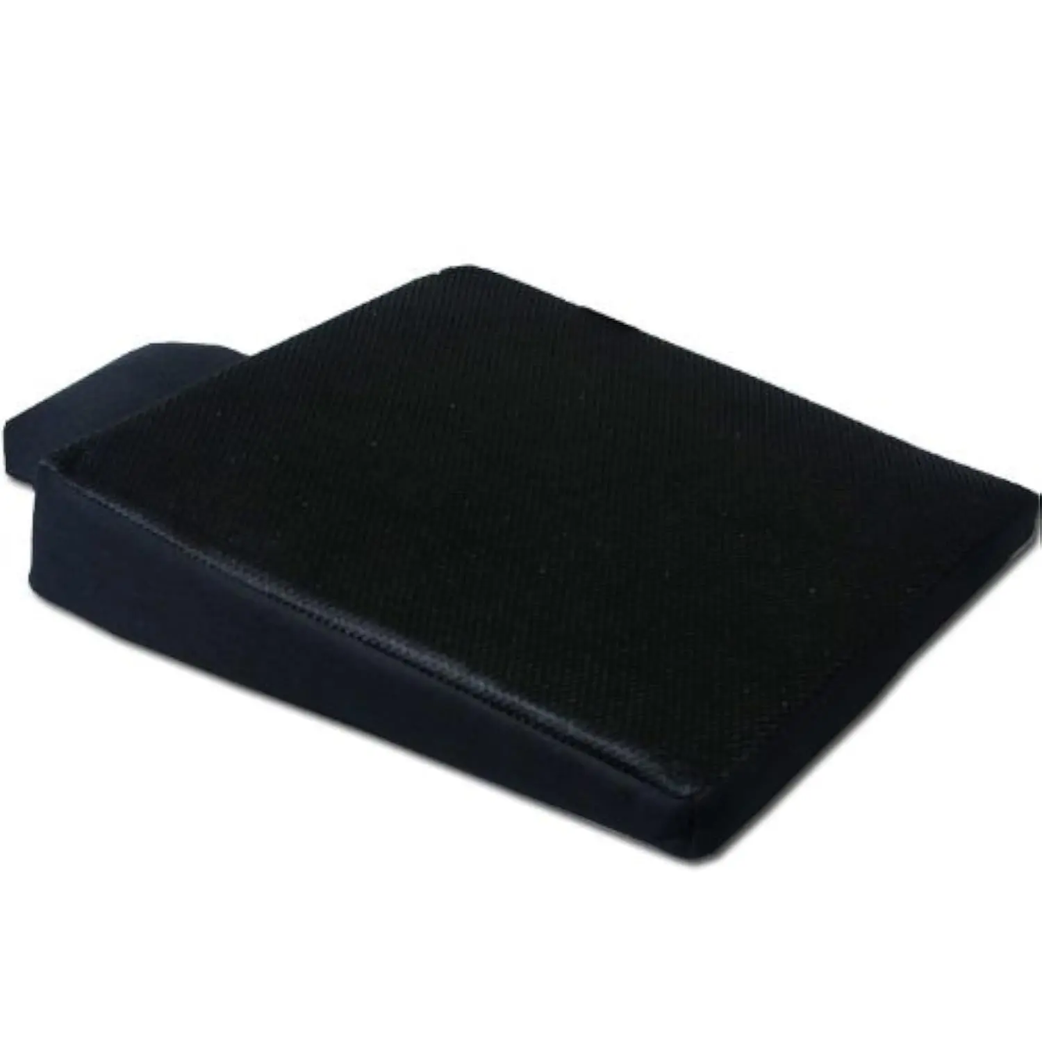 Yupbizauto 15"x15"x3" Black Mesh Ergonomic Wedge Cushion - Breathable Fabric, Firm Support, Removable Zippered Cover, Insertion Tab, Hand Wash Only, for Office Chairs, Car Seats, Gaming Seats, Relieves Back & Tailbone Pain, Relaxation