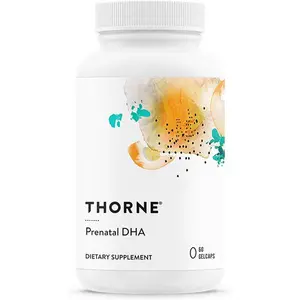 THORNE - Prenatal DHA - 650 mg DHA and 200 mg of EPA - Supports Baby’s Brain & Nervous System Development from Pregnancy to Nursing* - 30 Servings