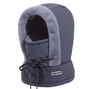 Outdoor Thermal Waterproof Balaclava Hood, One Size Unisex, Wind Resistant Full Face Hat for Cycling Skiing Mountain Climbing