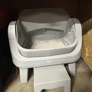 PetPivot AutoScooper 12 Lite Open-Top Automatic Self-Cleaning Cat Litter Box, Easy-Entry Front Step, Triple Safety Protection, No App Required,SohoChic