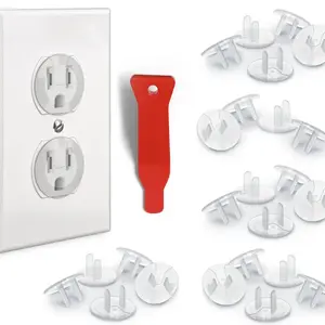 Durable Electrical Outlet Plug Covers | 24 Pack