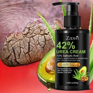 Moisturizing Urea Foot Cream with Salicylic Acid, Foot Care Cream, Moisturizer Cream, 42% Urea & 2% Salicylic Acid, for Dry Cracked Heels Calluses Athlete's Foot Treatment