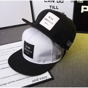 N86 Embroidered Patch Baseball Cap - Men's Flat Brim Sun Hat, Casual Outdoor Headwear for Spring & Summer