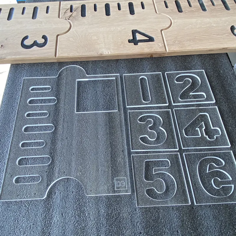 Growth Chart - Acrylic Template