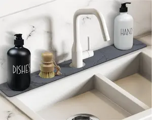 Everdri Faucet Splash Guard – Super Absorbent Quick-Dry Sink Mat for Kitchen & Bathroom