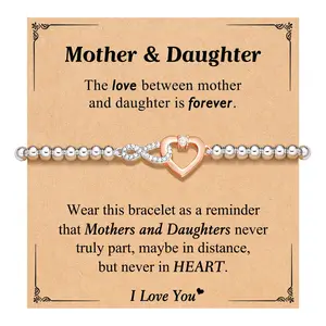 Grandma Gifts, Mother Daughter Gifts, Valentine's Day Mother's Day Christmas Gifts for Grandma Granddaughter Mom Daughter Bracelet