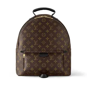 Pre-owned Louis Vuitton Palm Springs reading double shoulder bag, medium size, dimensions 30 × 33 cm
