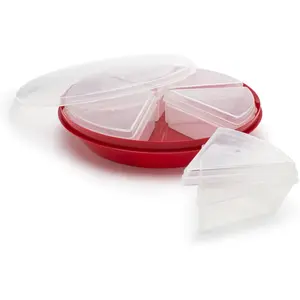 Fox Run Pie Carrier and Saver With Lid, Saves up to 10" Pies, Includes 6 Pie Slice Containers