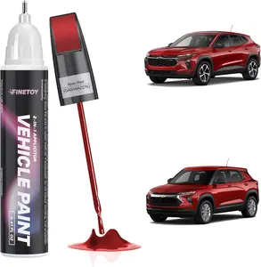 GAS/WAK Apex Red Touch Up Paint for Chevrolet, Car Scratch Repair Paint Kit with  in  Brush and Pen Nip, ExactMatch & Quick Drying Design for Chips and Nicks