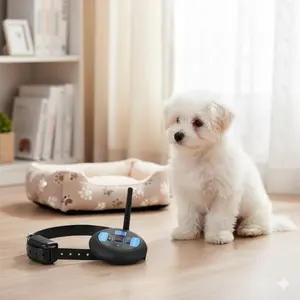 Wireless Dog Fence Pet Shock Boundary Containment System Training Collar Small Medium Large Dogs