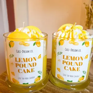 Lemon Pound Cake Whipped Candle