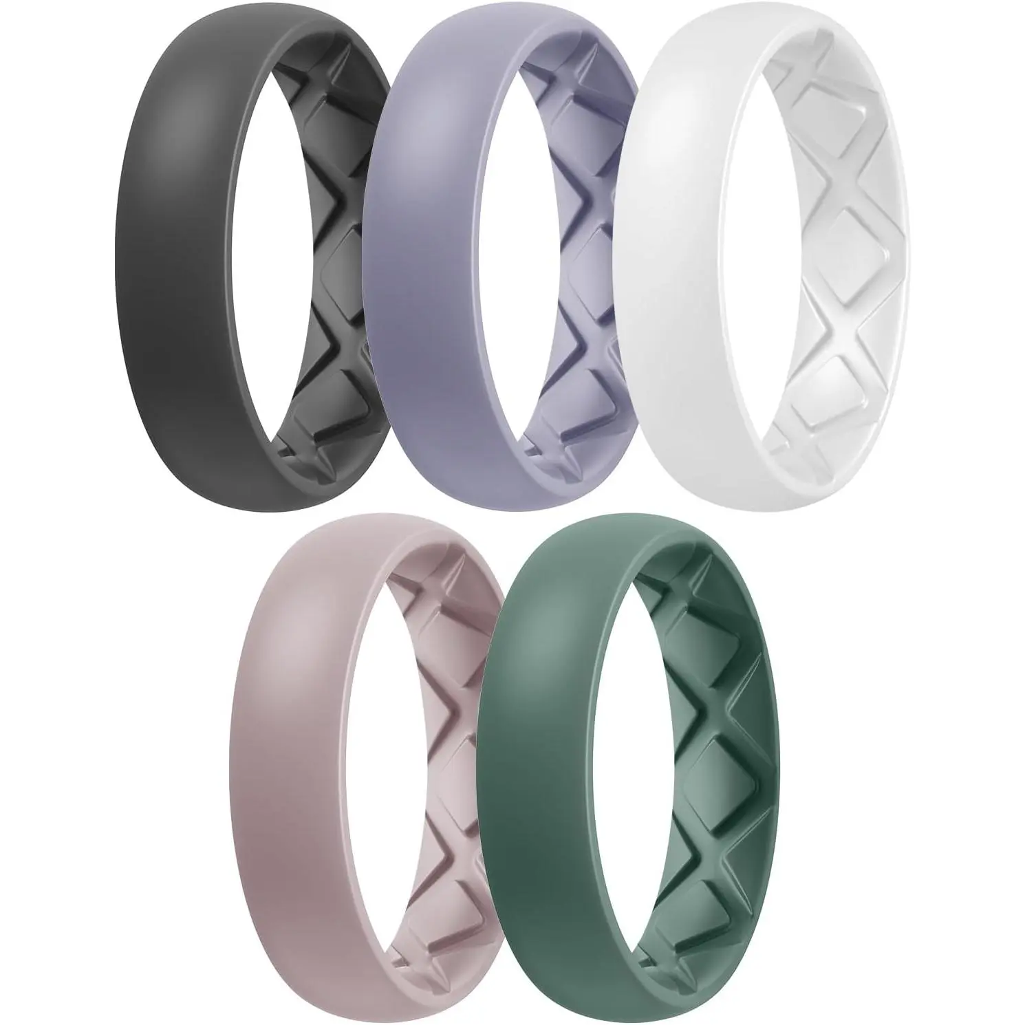 A2-Black, Green, Bright Peach, Cloudy Blue, White