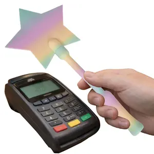 Magic Wand Card Holder for Credit & Debit Cards | Colorful Tap-to-Pay Accessory Perfect for Pranks & Raves