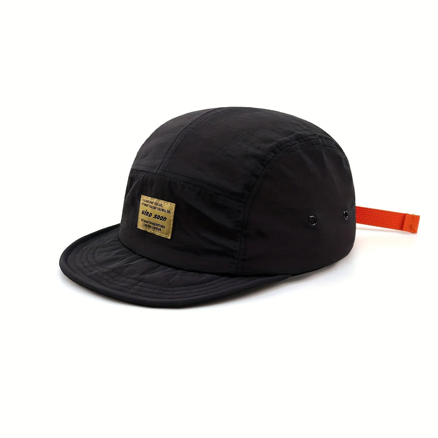 Vintage Japanese Streetwear Snapback Cap | Retro Hip-Hop Duckbill Hat for Men | Breathable Quick-Dry Polyester | Lightweight Non-Stretch Baseball Cap | Urban Fashion Accessory