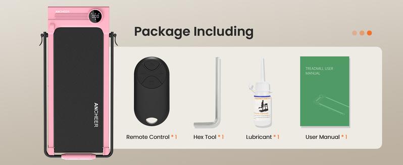 Ancheer armrest 2-in-1 treadmill, with LED display and remote control, for home office walking, 5 color options Workout Machine