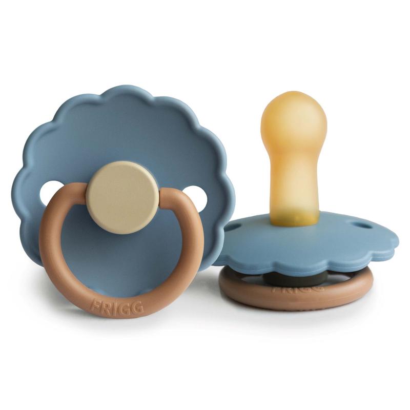 FRIGG Daisy Natural Rubber Pacifier 2-Pack | Limited Edition FRIGG Daisy Natural Rubber Pacifier 2-Pack | Limited Edition