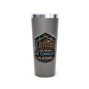 Al and Sons Dream it - we Conduit.  Copper Vacuum Insulated Tumbler, 22oz