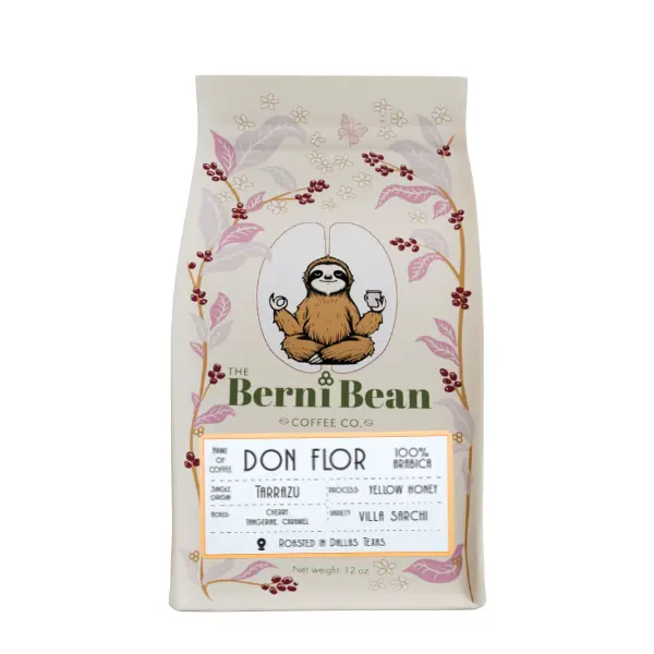 Specialty Coffee The Berni Bean Don Flor Coffee Bag