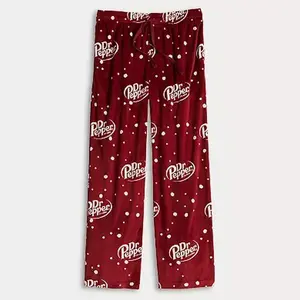 Dr. Pepper Pajama Pants Comfy Fun Sleepwear for Soft Drink Lovers Perfect Gift for Her, Pajama Pants For All Style