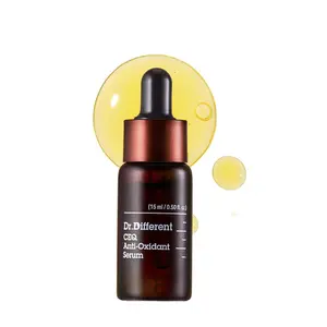 [Dr.Different Official] CEQ Anti-Oxidant Serum 0.5 fl oz, 15ml  | Vitamin C Serum For Face with Vitamin E & CoQ10 | Tone-Evening & Anti-Aging Serum for Dark Spots, Fine lines & Wrinkles | K-Skincare made by Korean Dermatologist