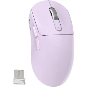 Attack  X3  Gaming , 49g Ultralight, PixArt PAW3395 26000 DPI, /2.4Ghz /Wired Tri-Mode, 200Hrs Rechargeable , Kailh GM8.0  for PC//Win -