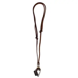 Trafalgar Gable Triangle and Beaded Leather Adustable Necklace, Bracelets