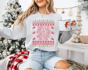 She Brought Me Sprinkle Cookies Ugly Christmas T-shirt, Sweatshirt, Hoodie, Ugly Christmas Quote Outfit, Xmas Family Clothes, for Men and Women, Casual - EVA RAMOS